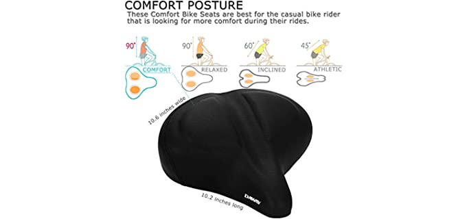 most comfortable bicycle seat for seniors