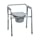Drive Medical 11148-1 Steel Bedside Commode Chair, Grey