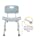 Drive Medical RTL12202KDR Bathroom Bench with Back, Gray