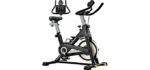 Exercise Bike, Sovnia Stationary Bikes, Indoor Cycling Bike with iPad Holder, LCD Monitor and Comfortable Seat Cushion, 330 Lbs Weight Capacity