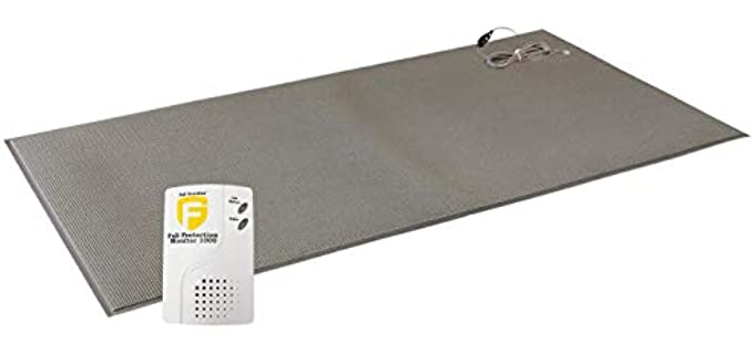 Fall Guardian Fall Protection Monitor 1000 and Floor Mat 1 Year Warranty, White