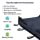 Fall Prevention Foam Bolster Bariatric Mattress Cover with Defined Perimeter – 48” X 80” X 10” - Universal Medical Bed Overlay for Fall Risk Patients - Fitted Sheet Fit with Secure Snaps