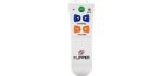 Flipper Big Button Remote for Seniors, Elderly - Universal TV - Set Favorite Channels - Learning - Supports IR Devices