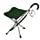 Folding Cane Chair - Walking Stick with Stool