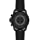 Fossil Unisex Gen 6 44mm Stainless Steel and Silicone Touchscreen Smart Watch, Color: Black (Model: FTW4061V)