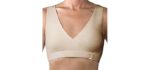 Fresh Comfort Easy Open Front Close Bra - 1009 (Small, Nude)
