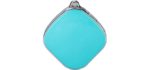 GPS Trackers, WIFI A9 Locator, Positioning Personal Anti lost SOS Pendant 2G GSM For Kids Chidren Parents Pets Cats Dogs Tracker Blue