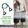 Gaiam Restore 3-in-1 Resistance Band Kit | Exercise Cord with Comfort-Grip Foam Handles & Easy-Adjust Clips for High Intensity Training