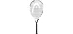 HEAD Graphene 360+ Speed PWR Tennis Racquet, 27 Inch Performance Adult Racket - 4 3/8 Grip, Unstrung