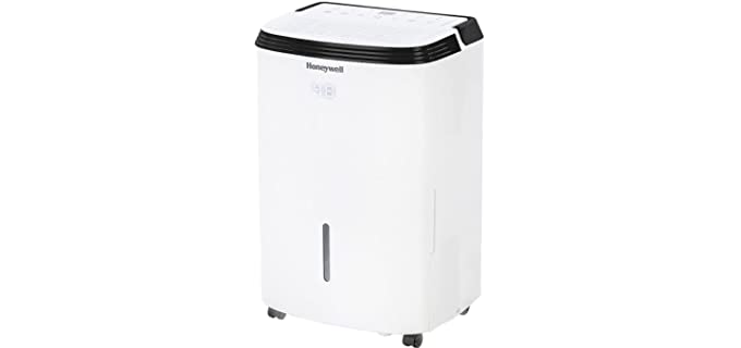 Honeywell Smart WiFi Energy Star Dehumidifier for Medium Basements & Rooms Up to 3000 Sq. Ft. with Alexa Voice Control & Anti-Spill Design, White, TP50AWKN