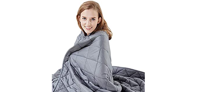 Hypnoser Weighted Blanket Twin Size (15 lbs 48