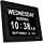INNOCLOCK - Most Advanced Calendar Day Digital Clock - Large, Clear, Unabbreviated Time and Date - Ideal for Memory Loss, Impaired Vision and Seniors (Black, 8-inch)
