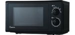Impecca CM0674K 700-Watts Counter top Microwave Oven, 120V 0.6 Cubic Feet, Black