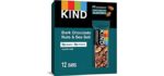 KIND Nut Bars, 1.4 Ounce (Pack of 12), Dark Chocolate Nuts and Sea Salt, Gluten Free, 5g Sugar, 6g Protein