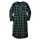 KingSize Men's Big & Tall Plaid Flannel Nightshirt - Big - 3XL/4X, Balsam Plaid Green Pajamas