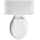 Kohler K-3933-0 Memoirs Comfort Height Two-Piece Round Front Toilet with Stately Design, White - 567212
