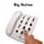 Large Button Corded Phone for Elderly, JeKaVis J-P02 Amplified Phones for Hearing Impaired Seniors, Wall Mountable Landline Phone with Speakerphone and Speed Dial Memory, White