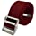 LiftAid Transfer and Gait Belt 60inch - Walking Standing and Transfer Assist Aid for Caregiver Therapist Nurse Elderly with Metal Buckle (Burgundy)