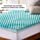 Linenspa 3 Inch Convoluted Gel Swirl Memory Foam Mattress Topper - Promotes Airflow - Relieves Pressure Points - Full
