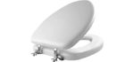 Mayfair 113CP 000 Toilet Seat, 1 Pack Elongated, White