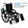 Medline Lightweight & User-Friendly Wheelchair With Flip-Back, Desk-Length Arms & Elevating Leg Rests for Extra Comfort, Gray, 18 inch Seat