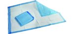 Medpride Disposable Underpads 23'' X 36'' (25-Count) Incontinence Pads, Chux, Bed Covers, Puppy Training | Thick, Super Absorbent Protection for Kids, Adults, Elderly | Liquid, Urine, Accidents