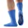 Men’s and Women’s Gripper Non-Skid Hospital Slipper Socks for Seniors - Blue XL