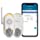 Motorola MBP164CONNECT Audio Baby Monitor - Portable WiFi Smart Intercom and Night Light for Child - 900-Foot Radio Range - 2-Way Talk Communication