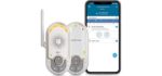Motorola MBP164CONNECT Audio Baby Monitor - Portable WiFi Smart Intercom and Night Light for Child - 900-Foot Radio Range - 2-Way Talk Communication