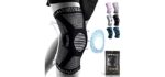 NEENCA Professional Knee Brace, Compression Knee Sleeve with Patella Gel Pad & Side Stabilizers, Knee Support Bandage for Pain Relief, Medical Knee Pad for Running, Workout, Arthritis, Joint Recovery