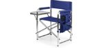ONIVA - a Picnic Time brand Aluminum Sports Chair, Navy Blue