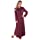 PajamaGram Women's Flannel Nightgown Plaid - Nightgown Womens, Red, S, 4-6