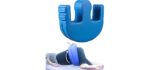 Patient Turning Device, Waterproof Leather Easy to Clean, Turnover Device for Bedridden Patients