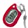 Pedusa PE-771 Tri-Axis Multi-Function Pocket Pedometer - Red With Holster/Belt Clip