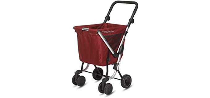 Playmarket We Go Folding Shopping Cart with Swivel Wheels, Lolly Pop