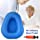 Portable Air Bedpan, Inflatable Cushions Potty for Home Hospital Elderly Bedridden, Washable Air Inflation Bed Pans for Females, Inflatable Stool Toilet Nursing Toilet(Blue)