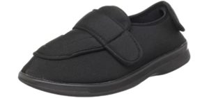 PropÃƒ©t mens Cronus Medicare/Hcpcs Code A5500 Diabetic Shoe slippers, Black, 12 XX-Wide US