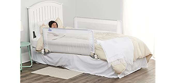 Regalo Swing Down Double Sided Bed Rail Guard, with Reinforced Anchor Safety System
