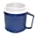 Rehabilitation Advantage Insulated Mug with Tumbler Lid (8oz), Blue, Non-Weighted