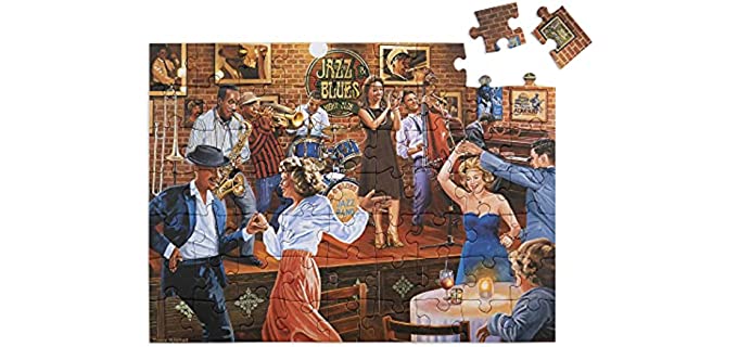 Relish - Dementia Jigsaw Puzzle for Adults - Dancing Shoes 63 Piece Puzzle Pack - Activities for Seniors with Alzheimer's