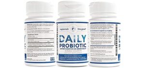 Replenish The Good Daily Probiotic Adult Supplement w/ 6 Billion CFU | Supports Digestive & Immune Health | Delivers 15x More Good Bacteria | Relieves Bloated Stomach & Acid Reflux | 60 Pearls