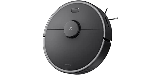 Roborock S4 Max Robot Vacuum with Lidar Navigation, 2000Pa Strong Suction, Multi-Level Mapping, No-go Zones, Ideal for Carpets and Pets Robotic Vacuum