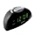 SHARP Digital Alarm Clock - Easy to See Green LED Display – Simple to Use Controls– Stylish Design, Simple Operation - Battery Backup