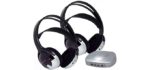 (Set) J3 TV Listener and Two Headsets - Hearing Aid Compatible Audio Device