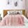 Sivio Sherpa Fleece Weighted Blanket for Adult, 15lbs Heavy Fuzzy Throw Blanket with Soft Plush Flannel, Reversible Twin-Size Super Soft Extra Warm Cozy Fluffy Blanket, 48x72 Inch Dual Sided Pink