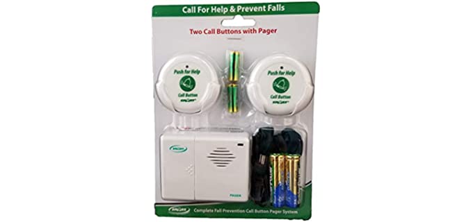 Smart Caregiver Two Call Buttons & Wireless Caregiver Pager