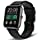 Smart Watch, Popglory Smartwatch with Blood Pressure, Blood Oxygen Monitor, Fitness Tracker with Heart Rate Monitor, Full Touch Fitness Watch for Android & iOS for Men Women (Black)
