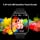 Smart Watch for Men Women, Fitness Tracker 1.69 Full Touch Screen Smartwatch with Heart Rate Monitor, Sleep Monitor IP68 Waterproof Pedometer Activity Tracker Fitness Watch for Android Phones Black