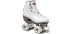 Sure-Grip White Fame Roller Skate Size 6