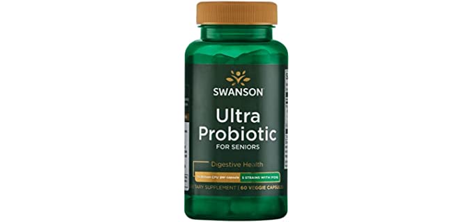 Swanson Ultra Probiotic for Seniors 30 Billion Cfu 60 Veg Capsules